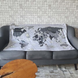 MANTA POCHOCLERA / DE VIAJE - POLAR PREMIUM - PERSONALIZADA